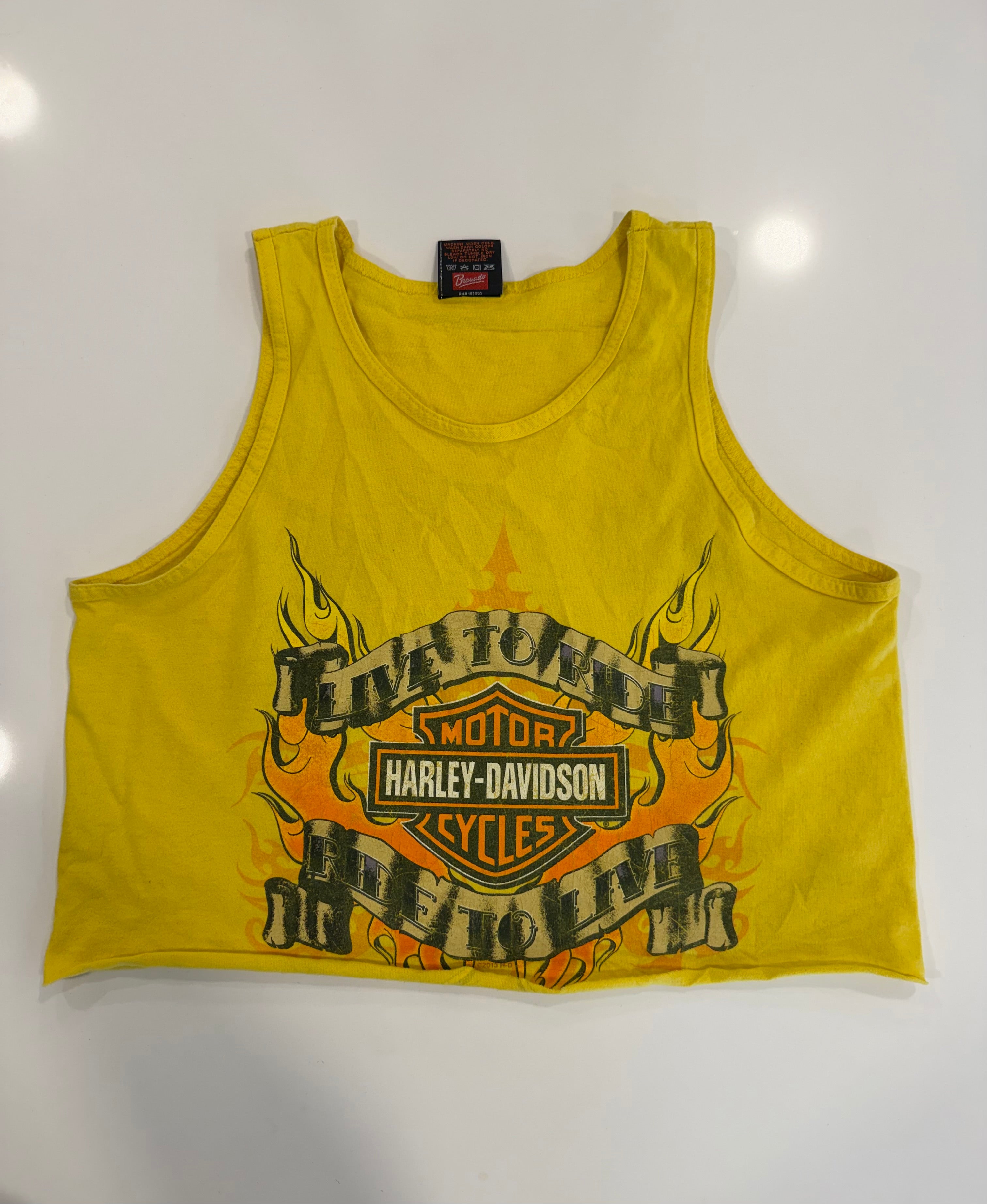 Ohio yellow flame tank