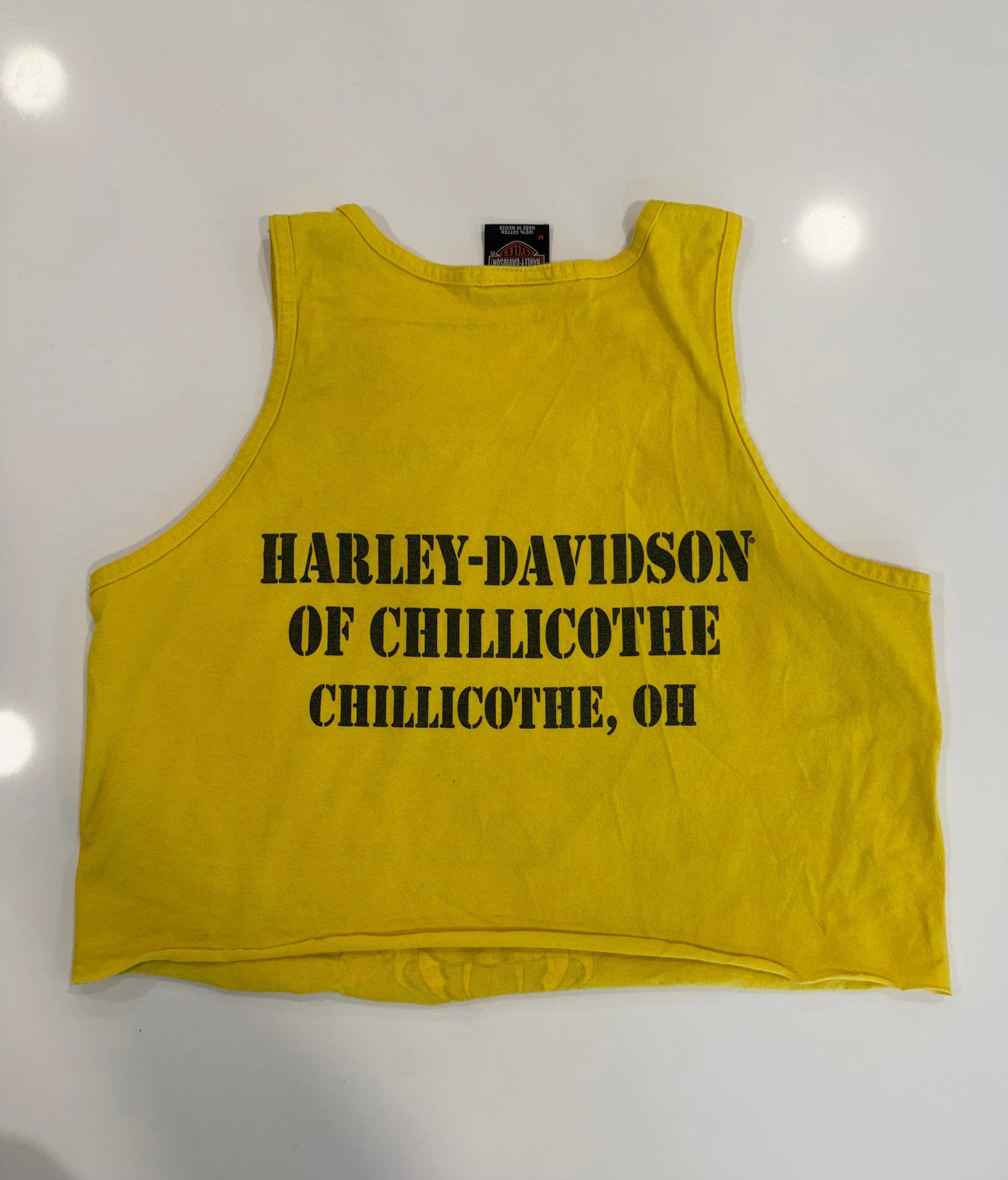 Ohio yellow flame tank