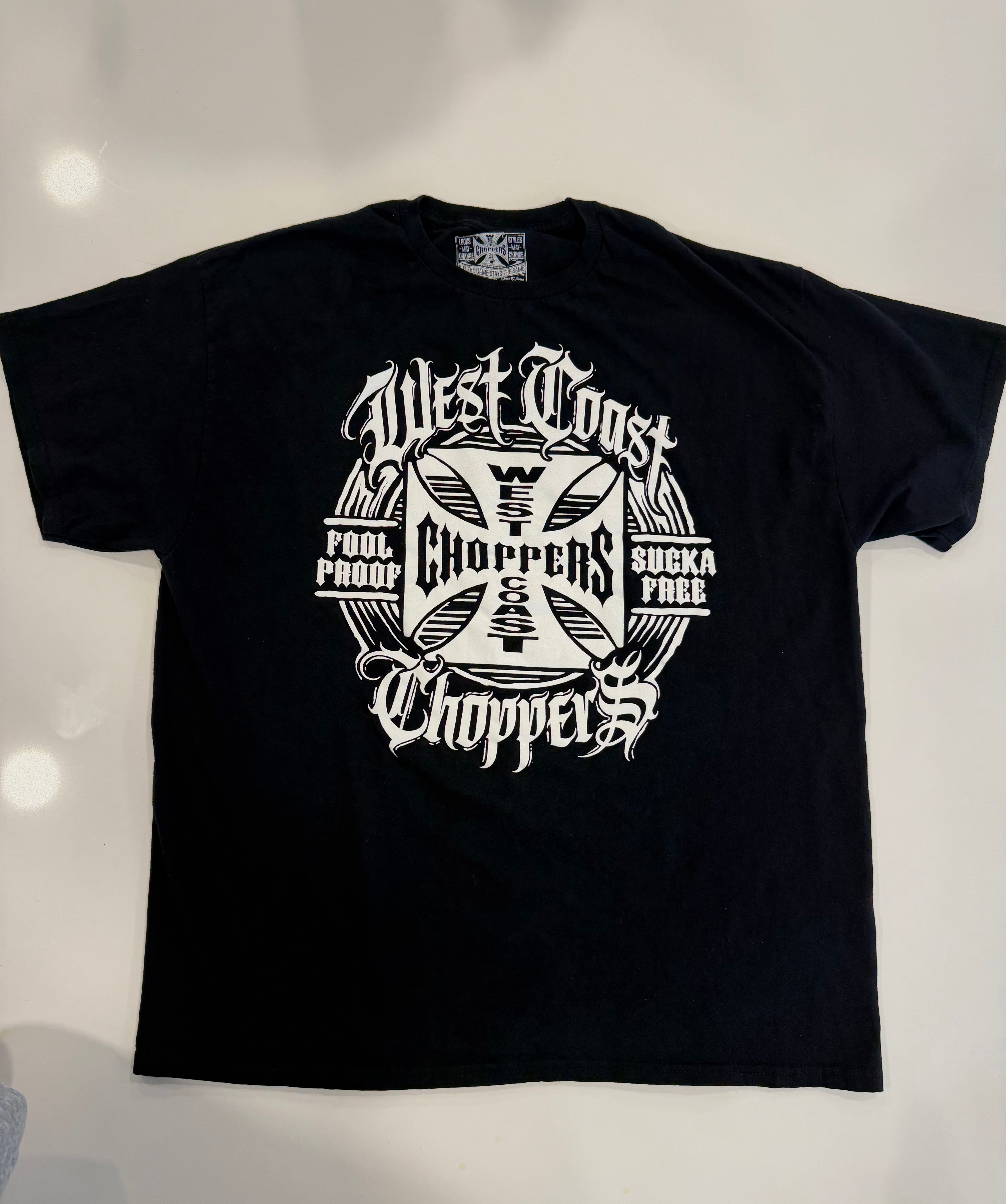 Fool proof, Sucka free West coast choppers T shirt