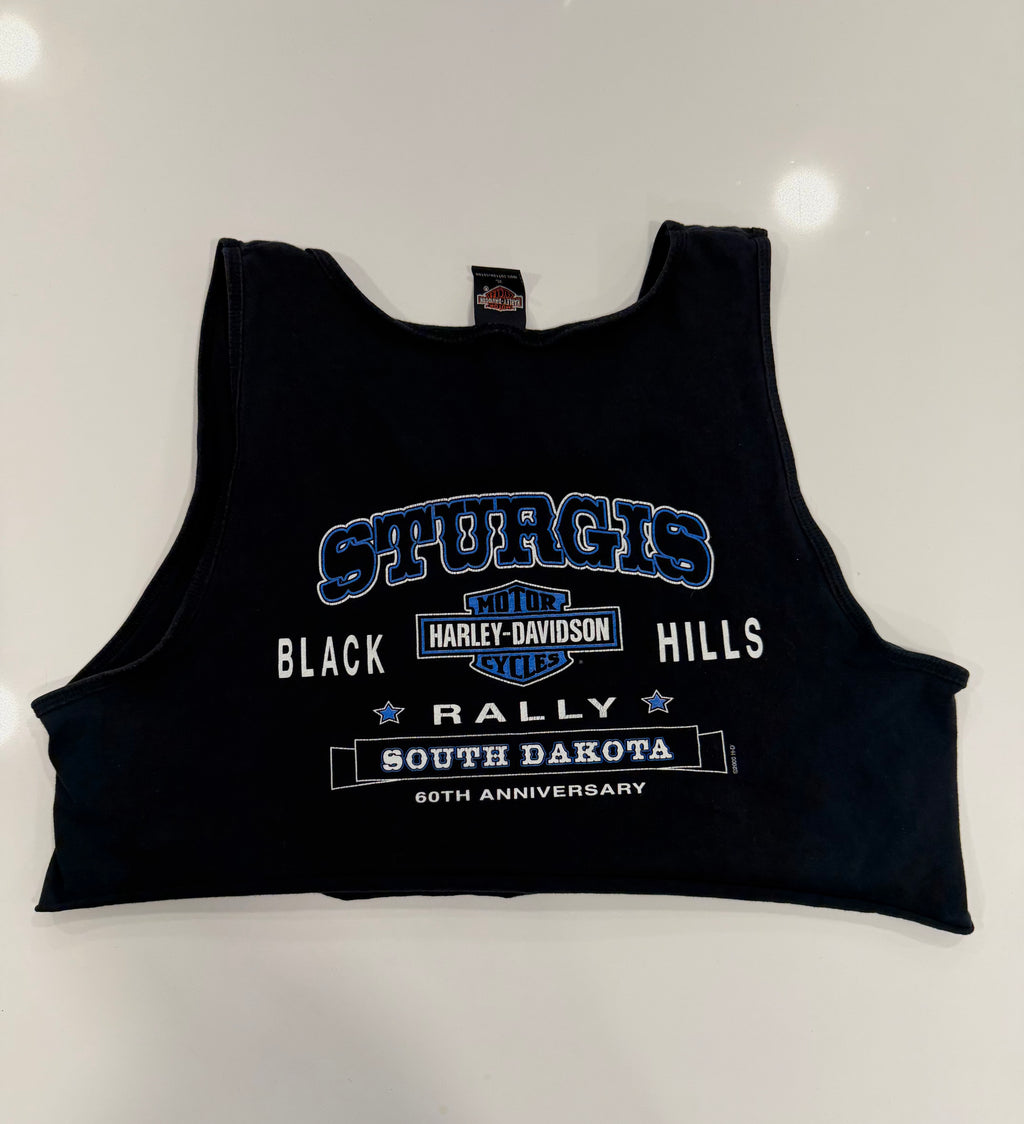 Sturgis wolf cropped tank