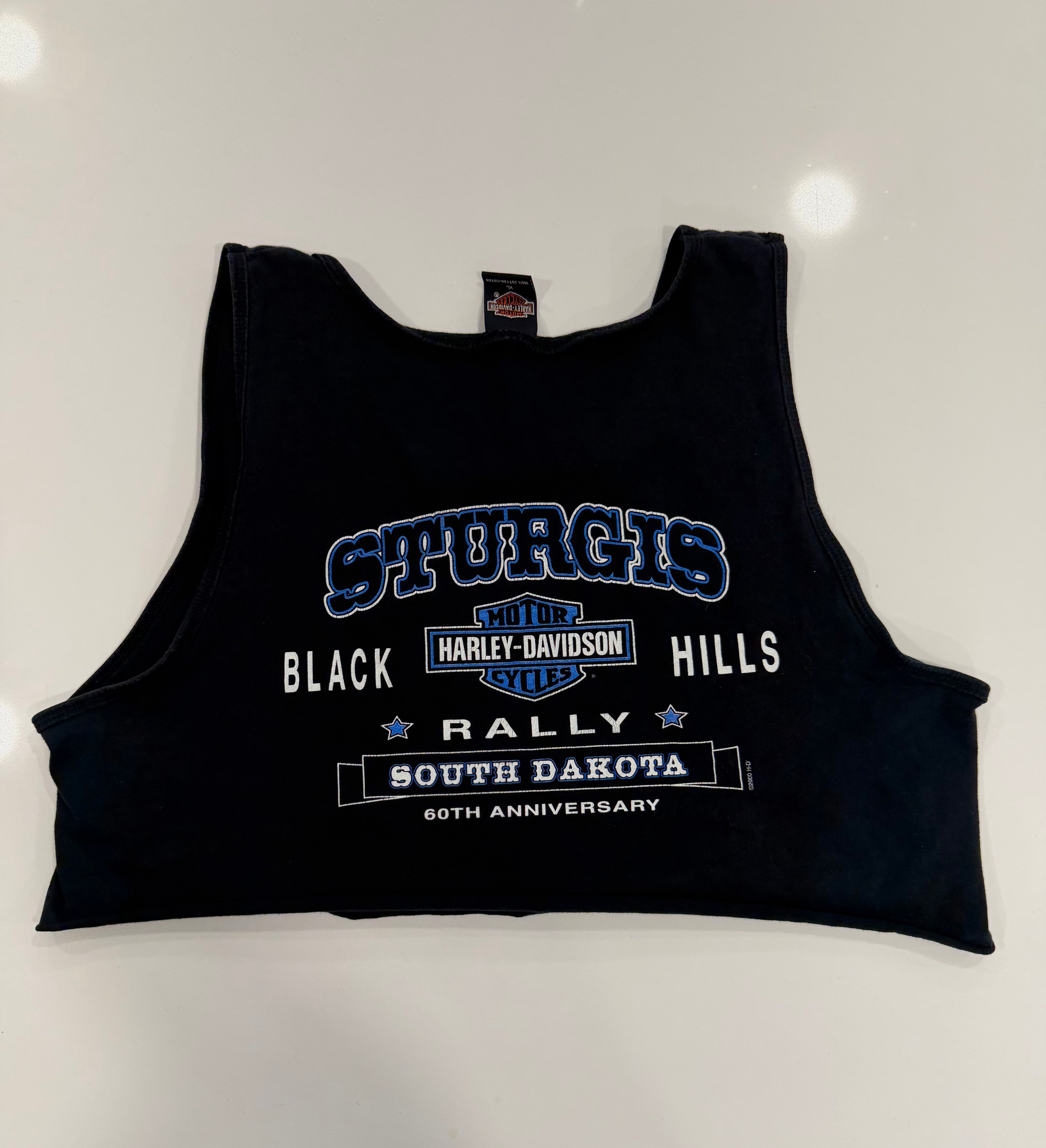 Sturgis wolf cropped tank