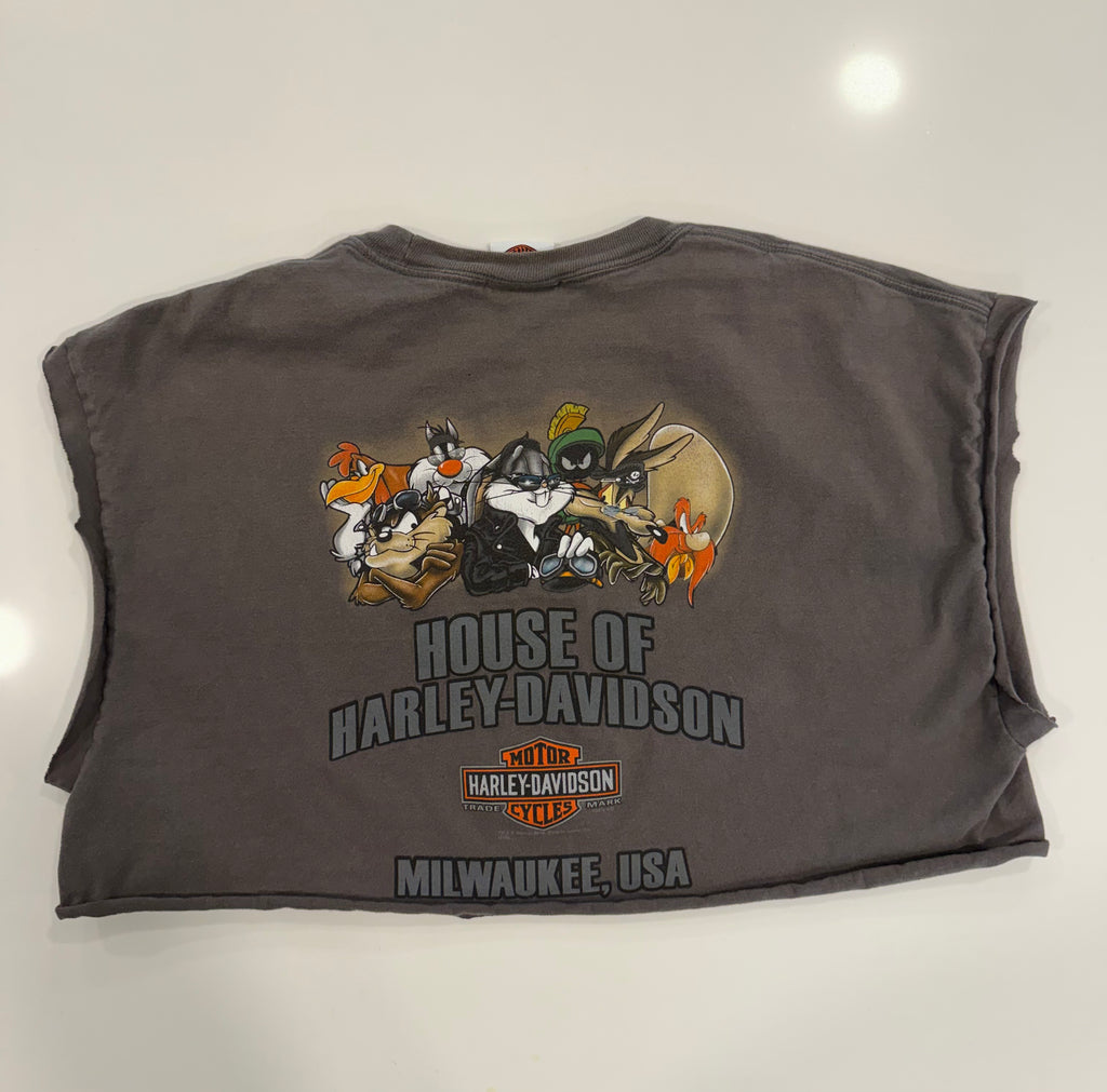 Milwaukee looney tunes cropped tee