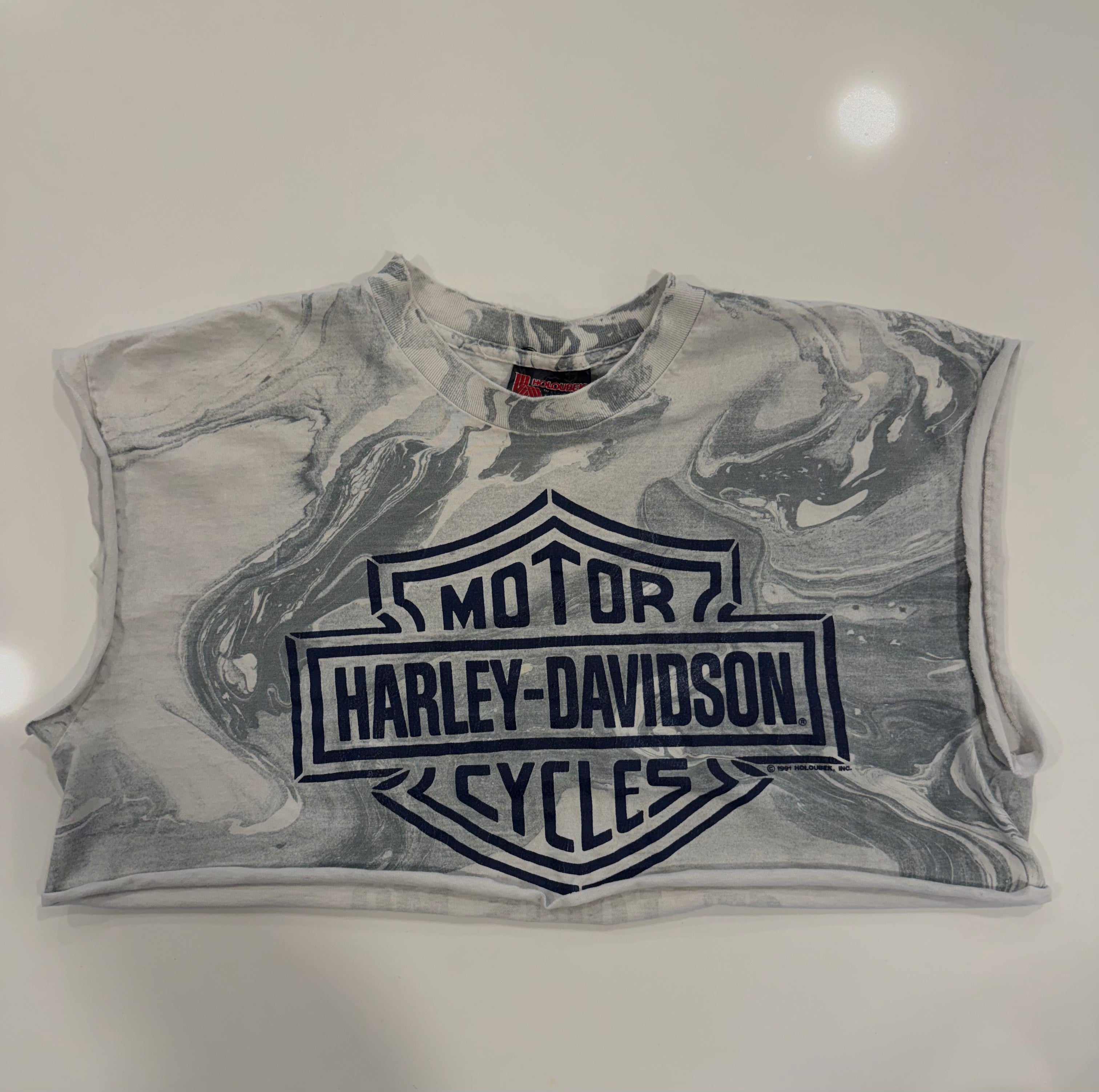 St. Louis marble cropped tee