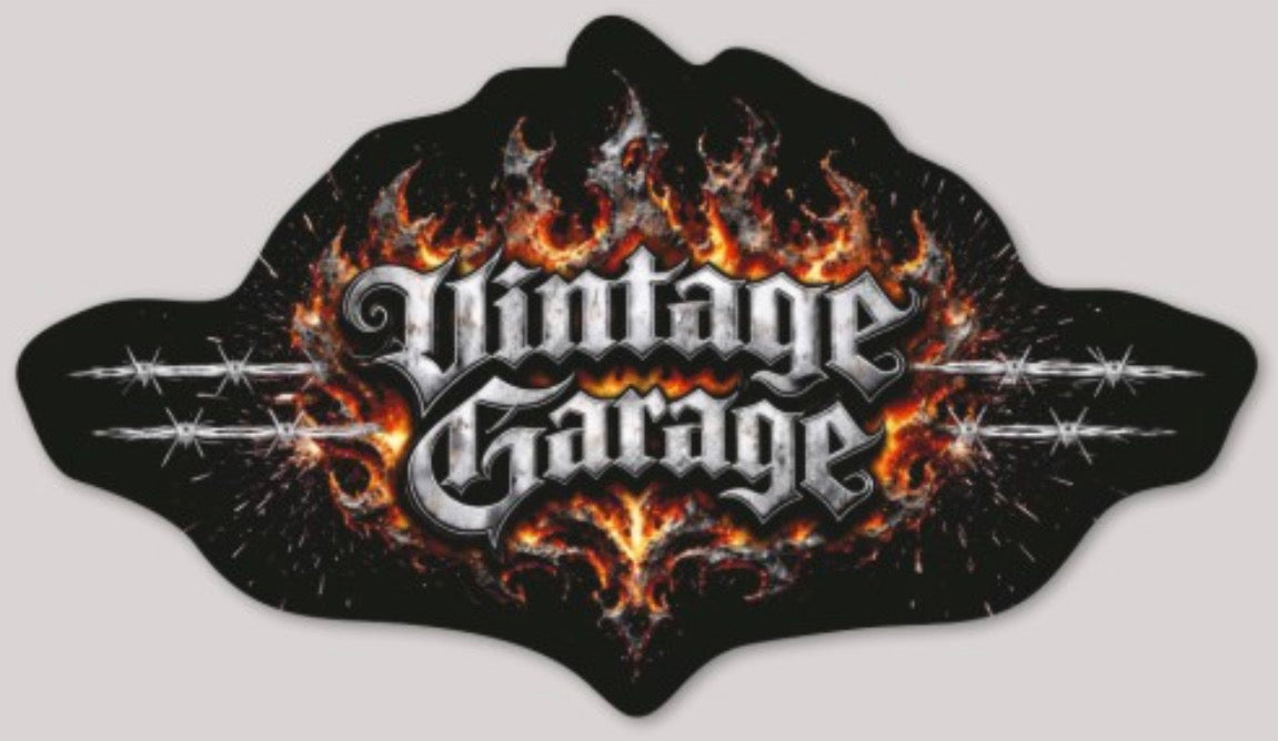 Flame sticker