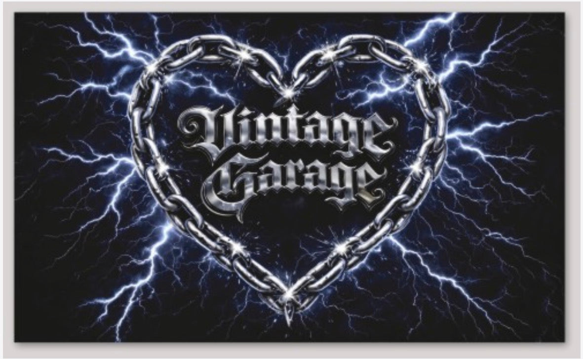 Lightening heart chain sticker