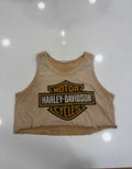Tan cropped tank