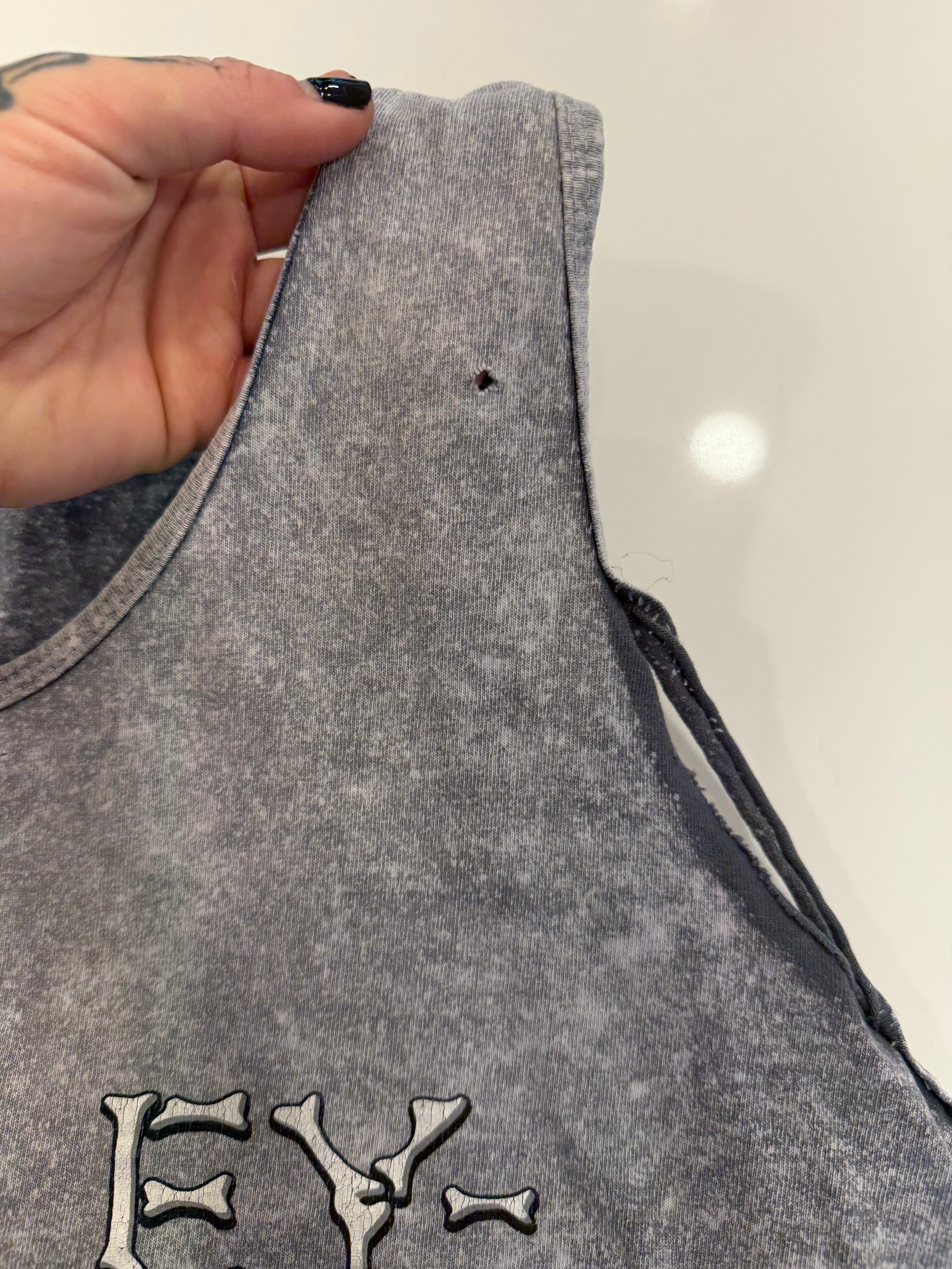 Bad to the bone acid wash tank