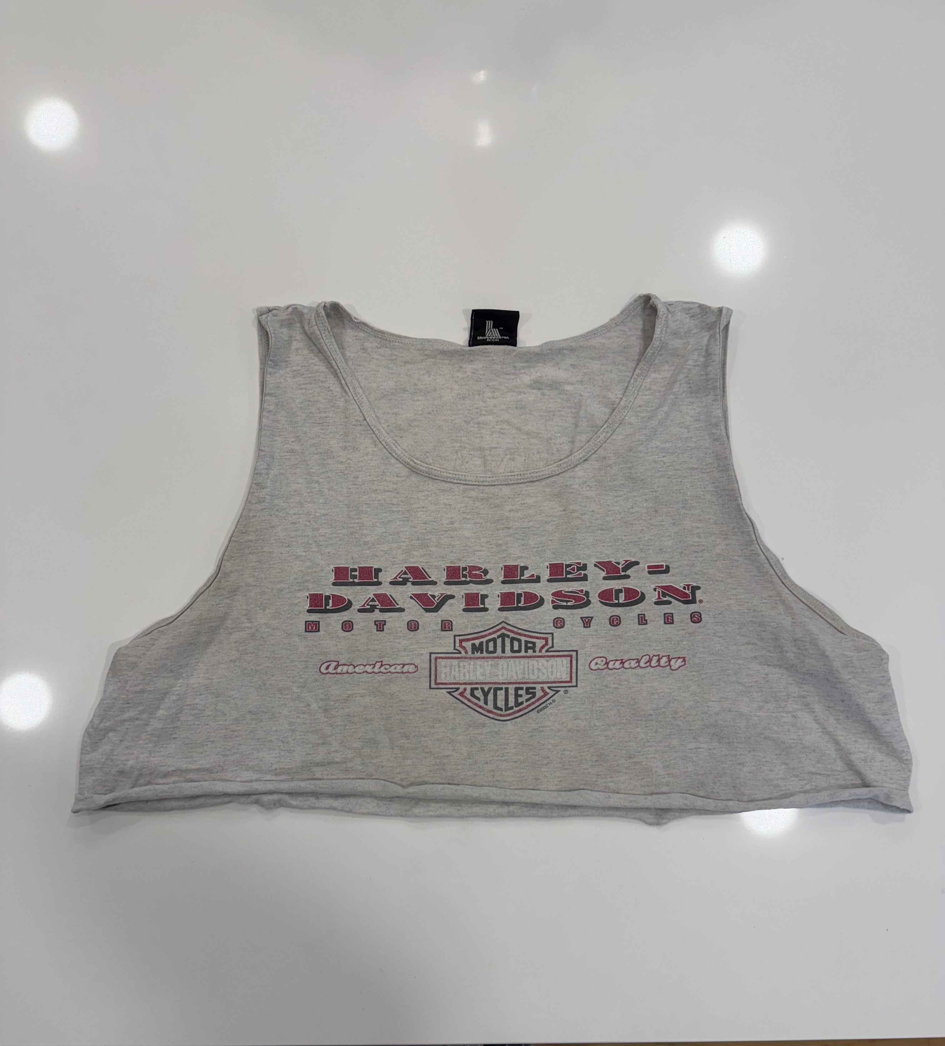 Light grey flame tank