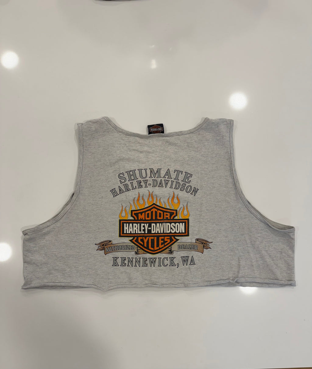 Light grey flame tank