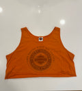 Orange cropped tank