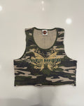Camo Y2K cropped tank