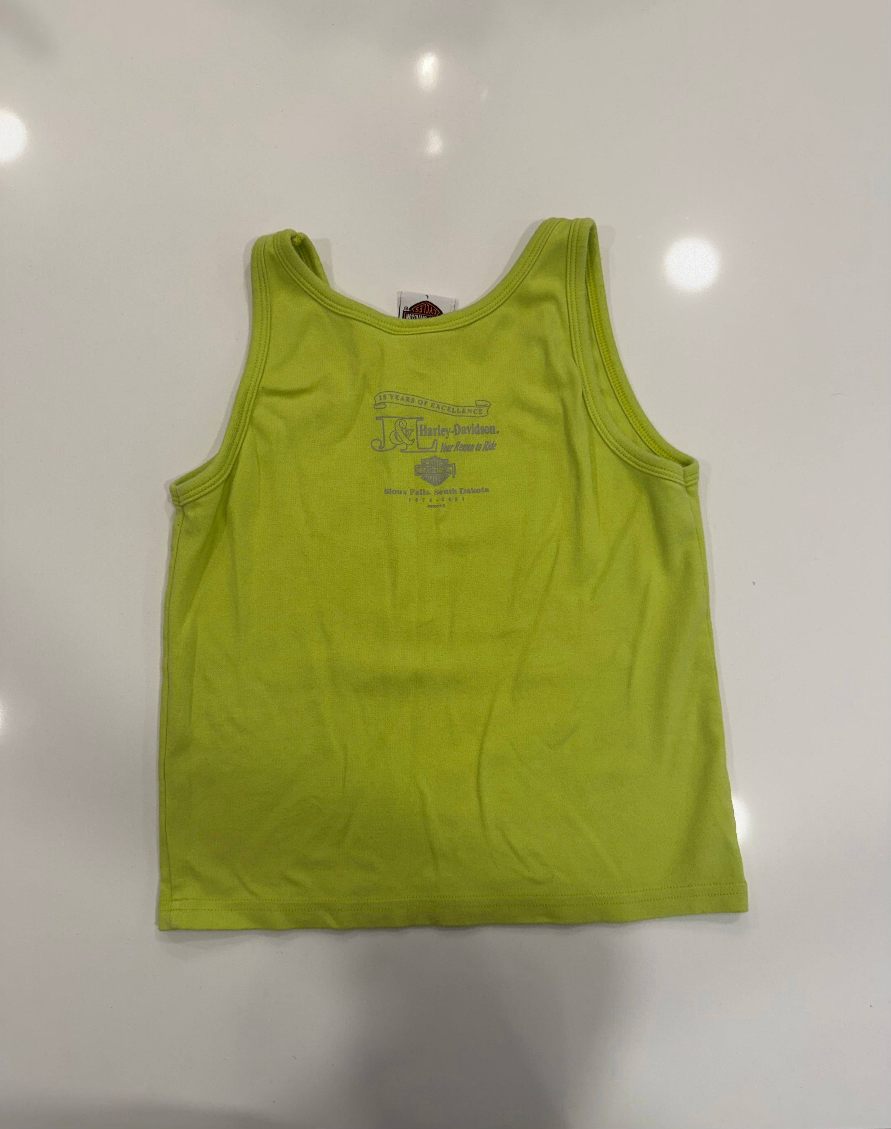 Lime green Strugis tank
