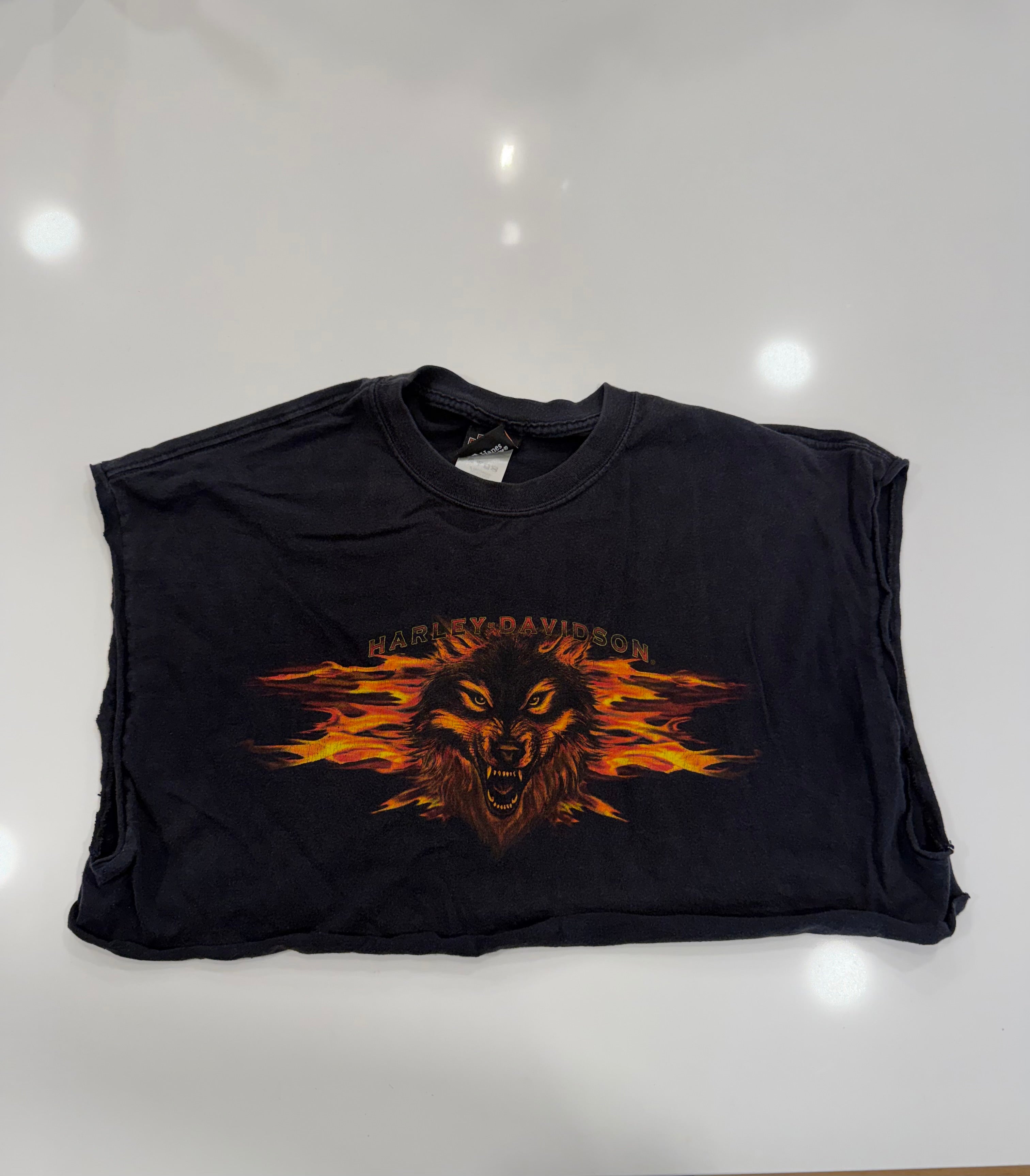 Flaming wolf crop