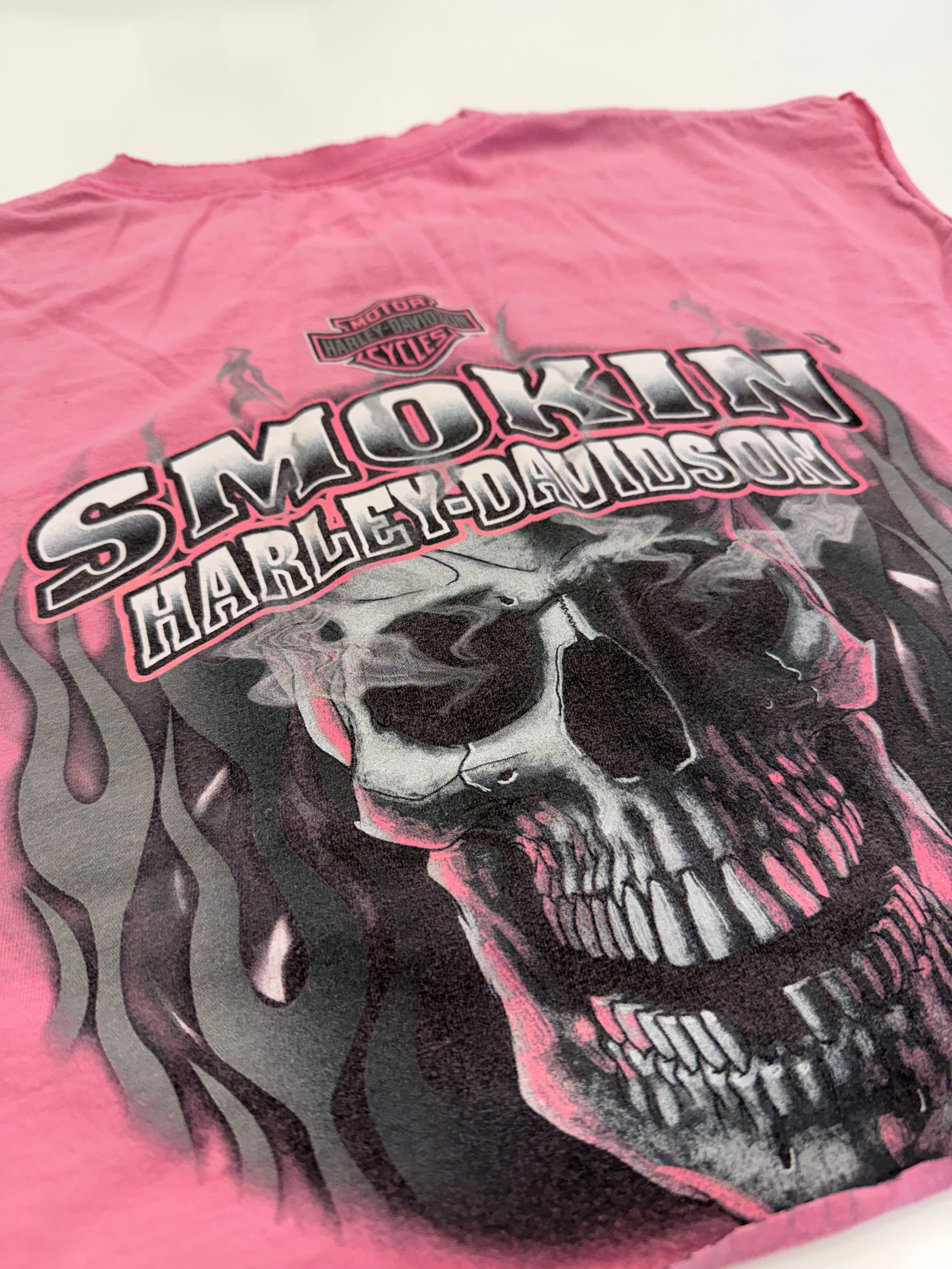 Pink skull crop