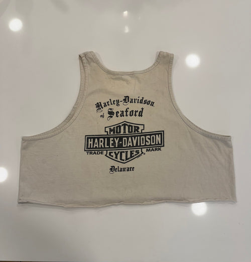 Built to last patriotic cropped tank