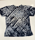 Blue/grey/white tie dye tee