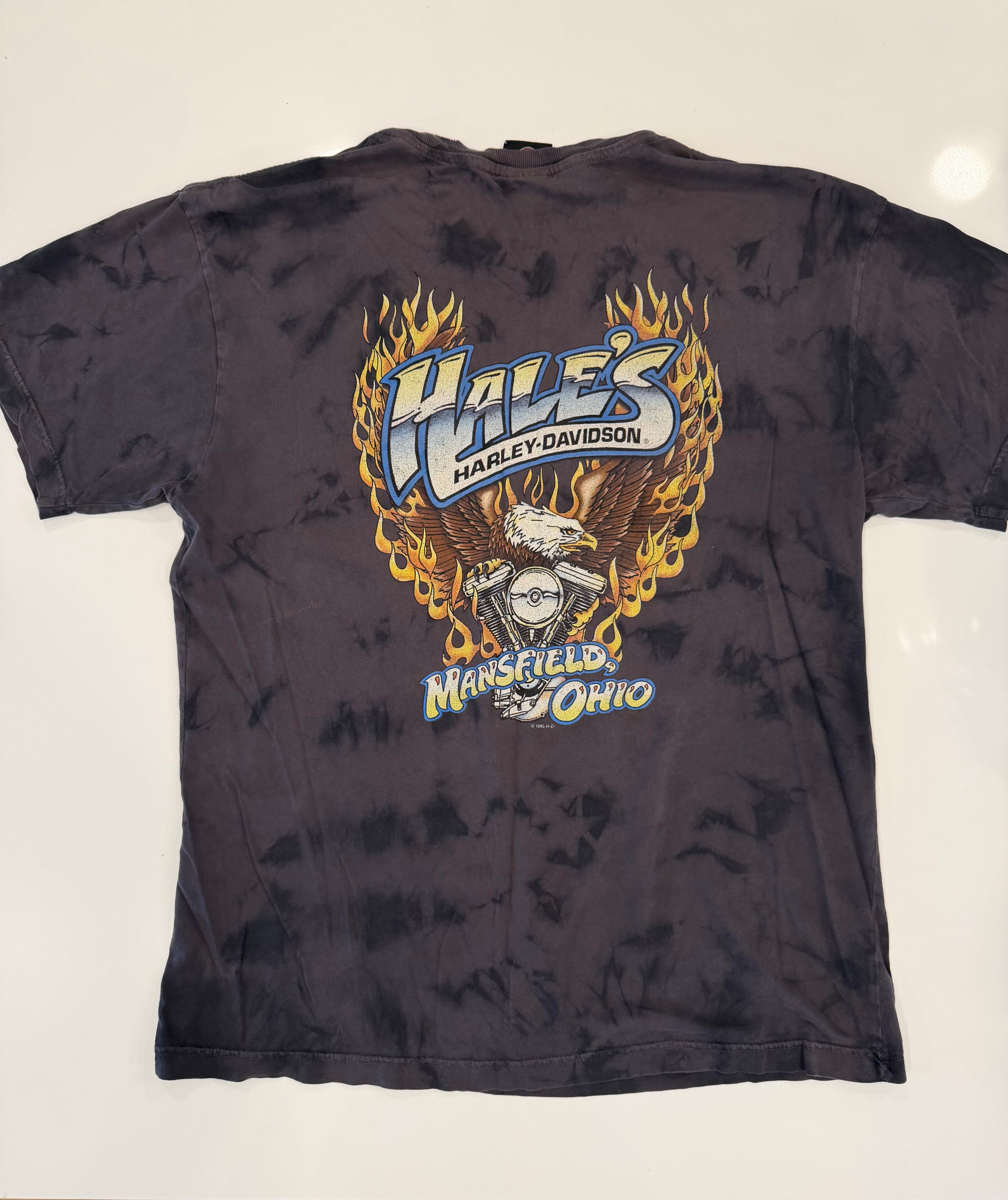 Faded grey/brown bleached tee