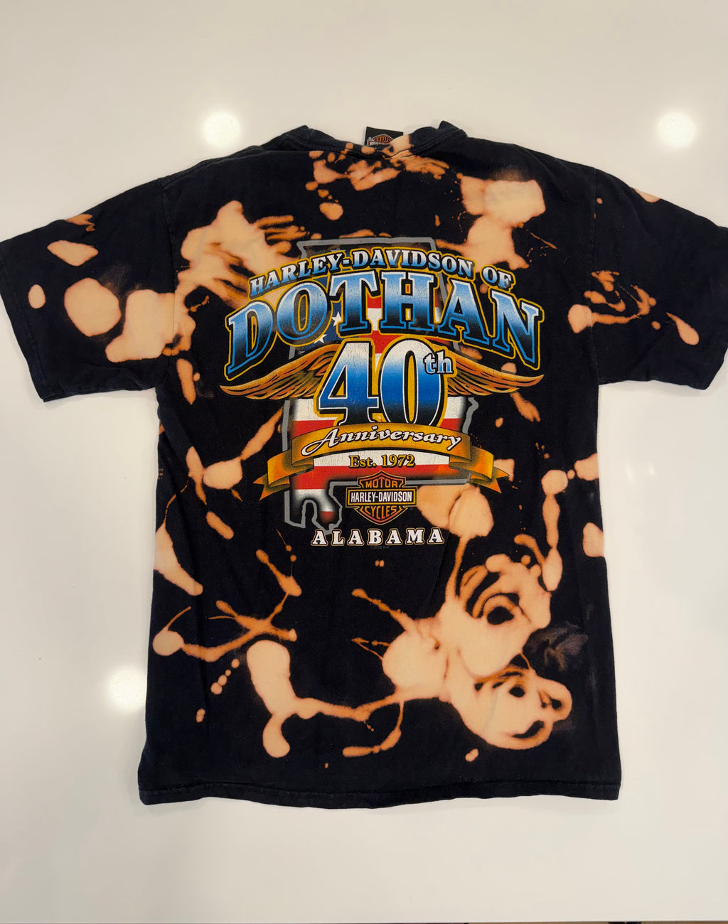 Sick bleached eagle tee