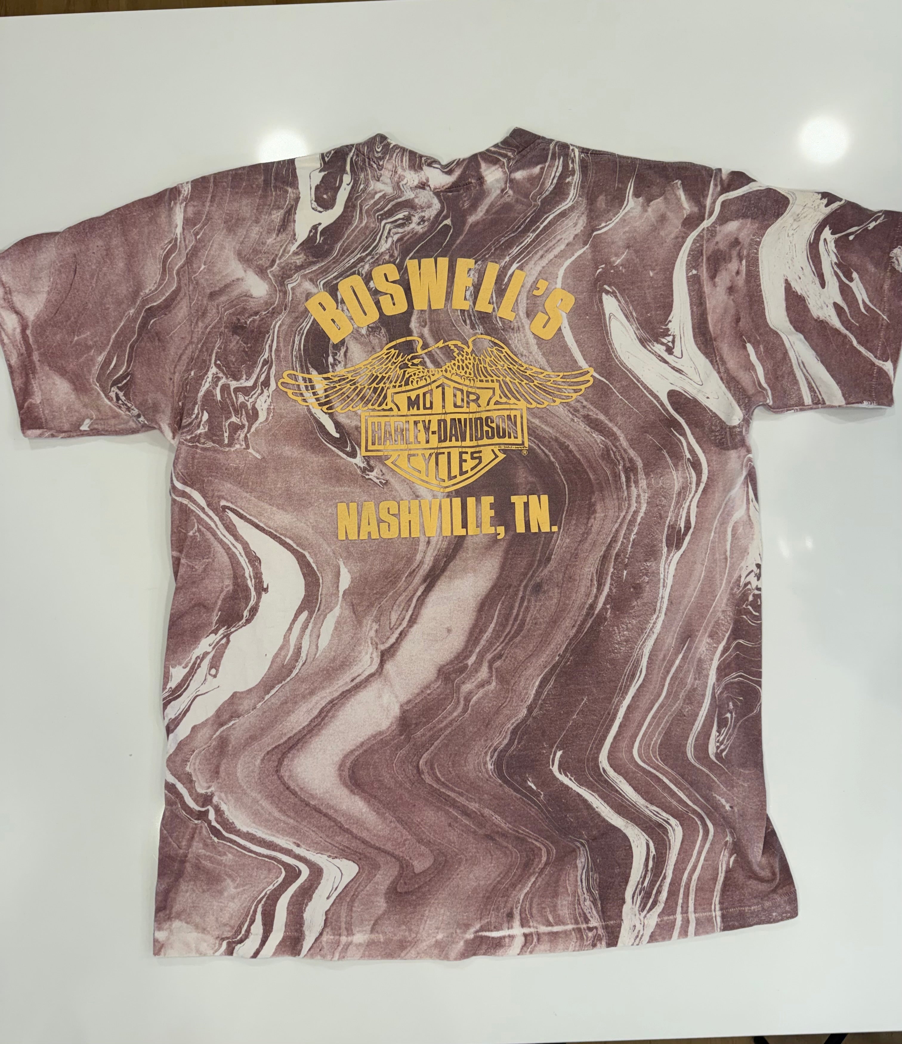 Pink marble tee