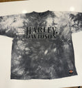 Grey and white tie dye