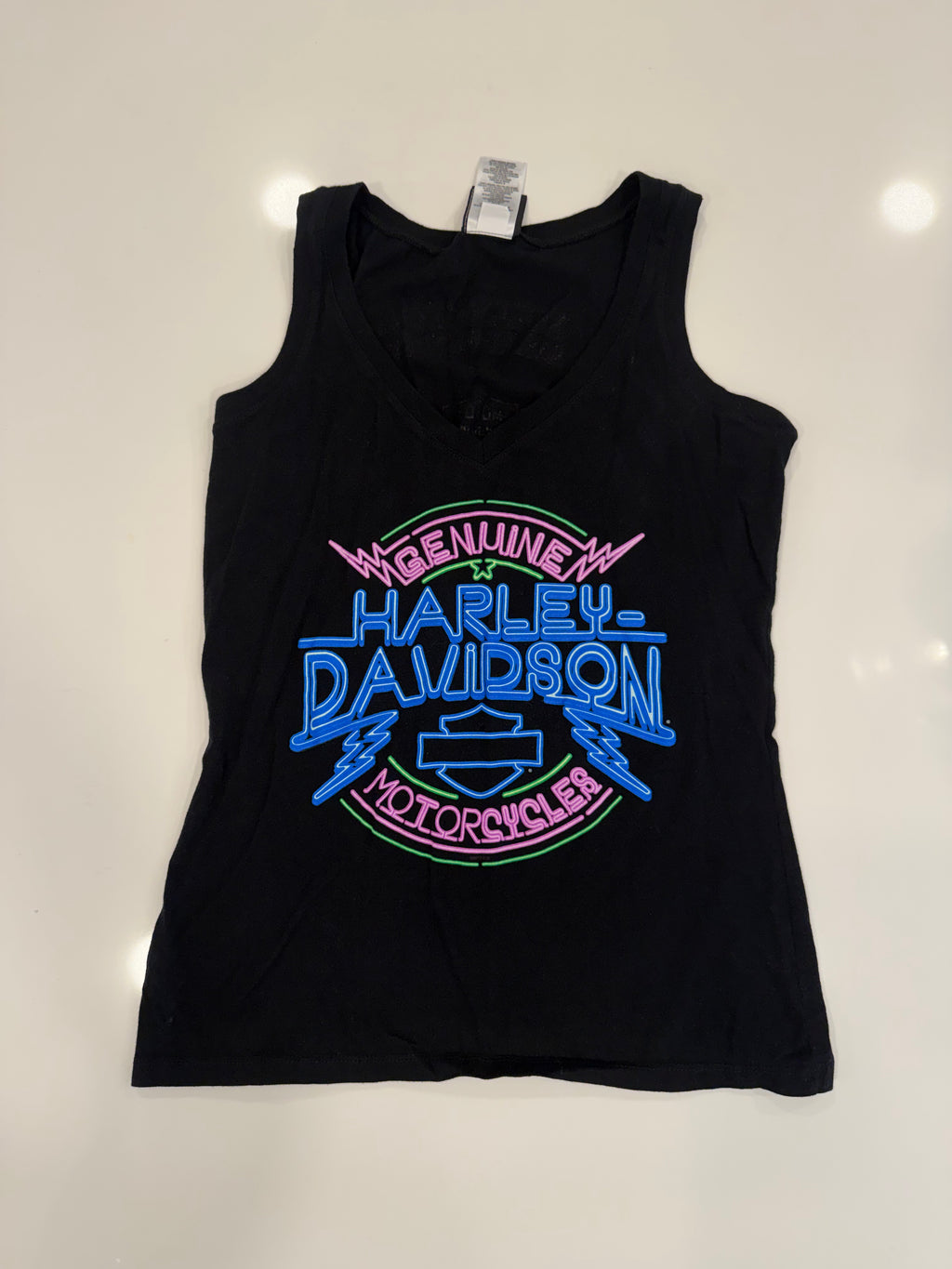 Retro sign Harley tank