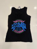 Retro sign Harley tank