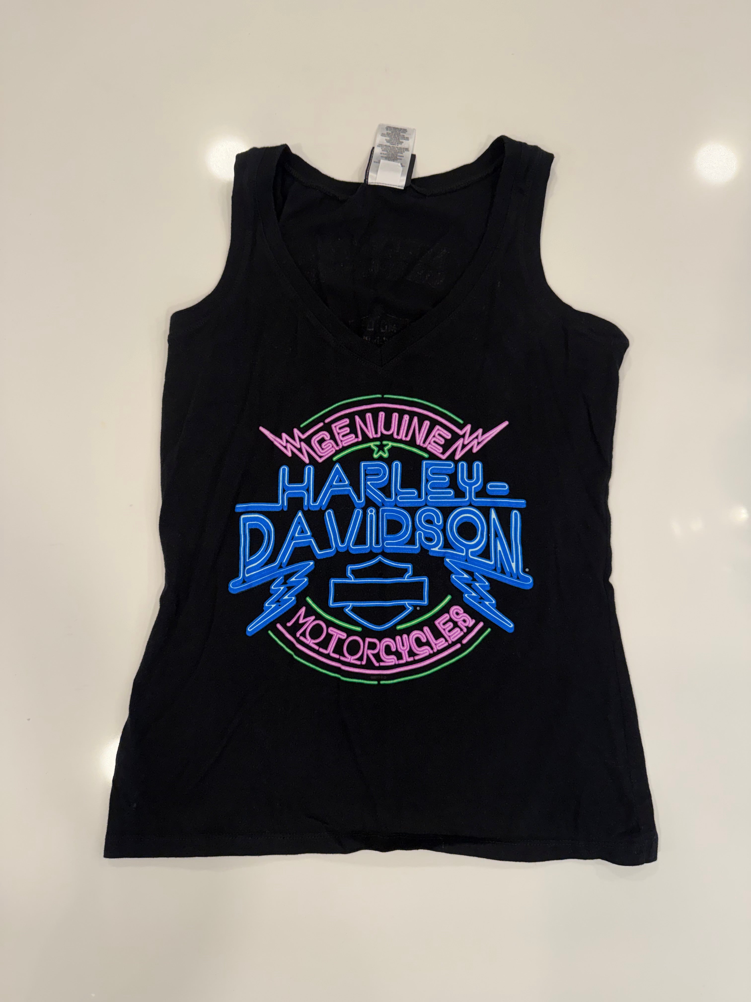 Retro sign Harley tank
