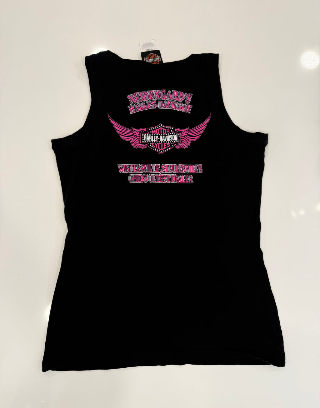 Retro sign Harley tank
