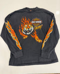 Flaming tiger reprint long sleeve